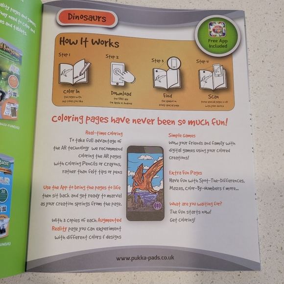 Pukka Fun Dinosaur World interactive book - Picture 4 of 5